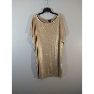 Worthington ladies gold dress XL